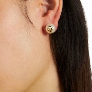 Kate Spade Pearls On Pearls Flower Stud Earrings NIB